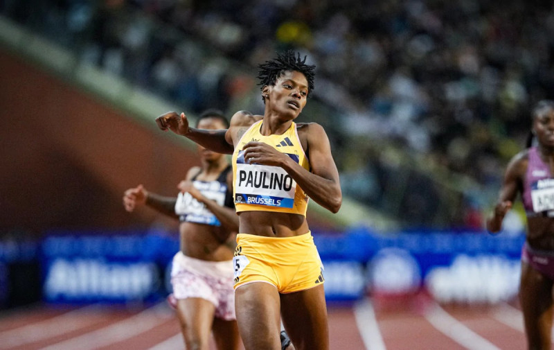 Marileidy Paulino alcanza el segundo puesto en el Grand Slam Track