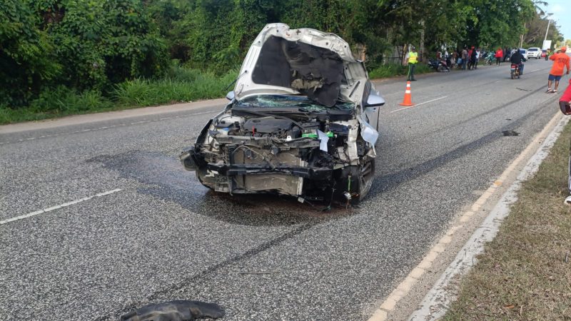 Dos personas fallecen tras accidente en el Boulevard de Juan Dolio Dos personas fallecen tras accidente en el Boulevard de Juan Dolio