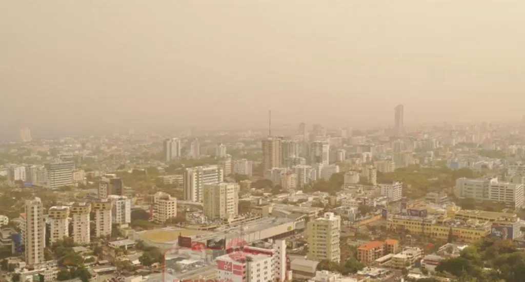 Nube de polvo del Sahara cubrirá RD durante seis días Nube de polvo del Sahara cubrirá RD durante seis días