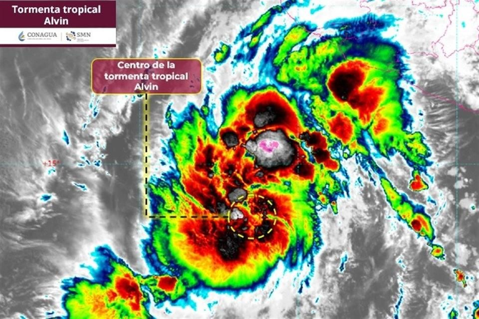 Se forma la tormenta tropical Alvin, la primera del Pacífico en 2025 Se forma la tormenta tropical Alvin, la primera del Pacífico en 2025