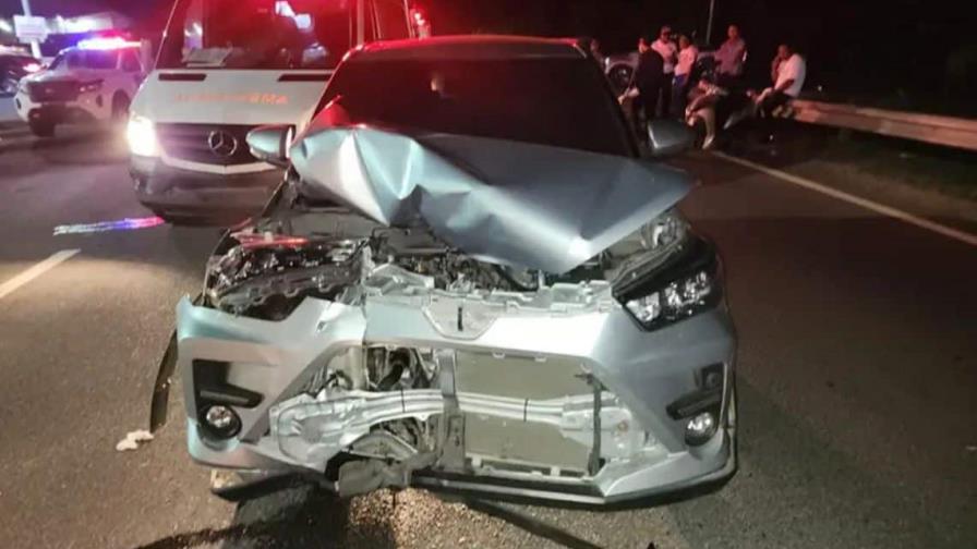 Accidente en San Pedro de Macorís deja un muerto y dos heridos