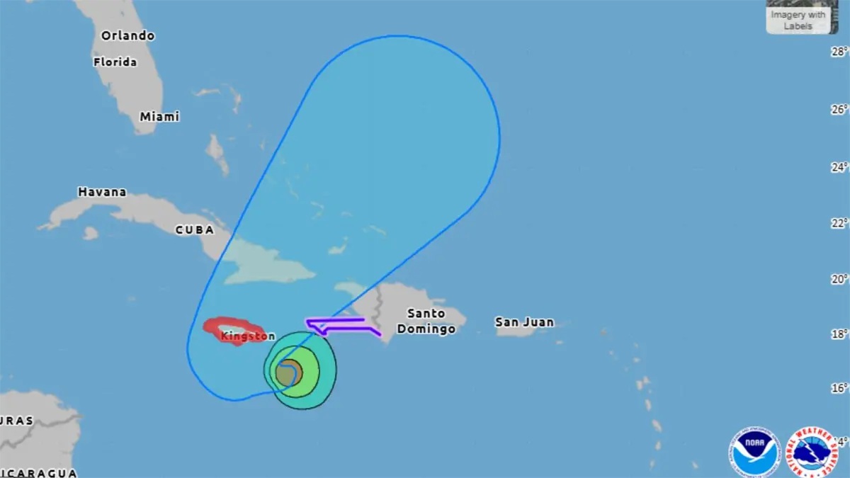 Huracán Melissa alcanza categoría 5 y se dirige a Jamaica