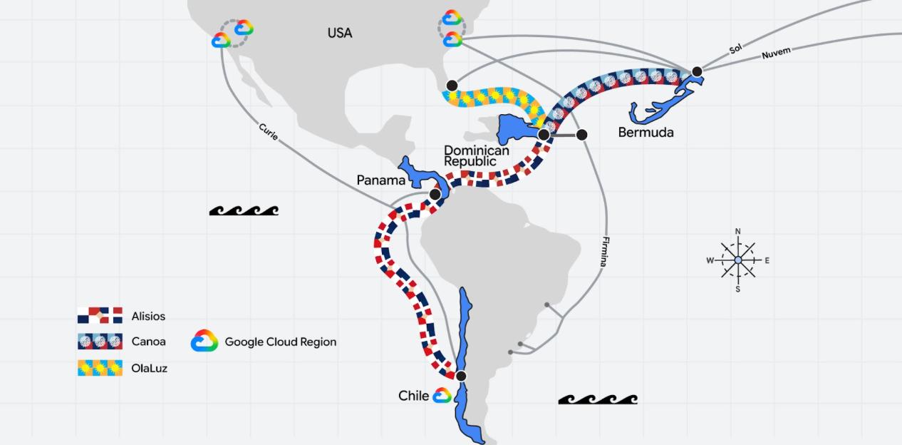 Google convertirá a República Dominicana en el centro digital del Caribe con su nueva red submarina
